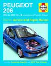Peugeot 206 Petrol Diesel 1998-2001 Haynes Service Repair Manual USED