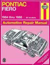 Pontiac Fiero 1984-1988 Haynes Service Repair Manual  USED