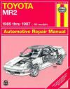 Toyota MR2 1985-1987 Haynes Service Repair Manual   