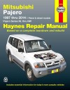 Mitsubishi Pajero NL-NW repair manual 1997-2014 Haynes