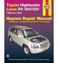 Toyota Highlander & Lexus RX-330 Automotive Repair Manual