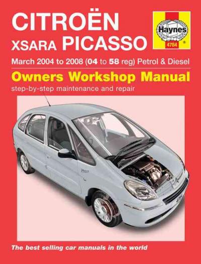 Citroen Xsara Picasso Petrol Diesel 2004-2008 Haynes Service Repair Manual USED