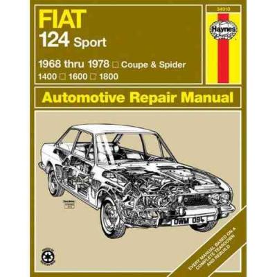 Fiat 124 Sports 1968-1978 Haynes Service Repair Manual  USED