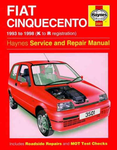 Fiat Cinquecento 1993 1998 Haynes Service Repair Manual - sagin