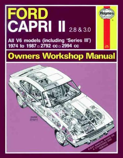 Ford Capri Series 2 Series 3 1974-1987 Haynes Service Repair Manual  USED