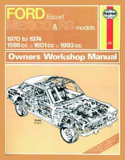 Ford Escort Mk I Mexico RS 1600 and RS 2000 1970-1974  USED