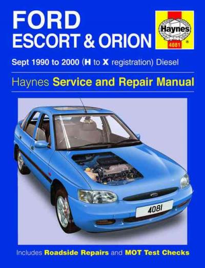 Ford escort repair manual haynes #2