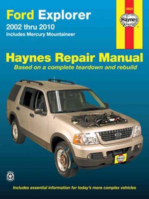 Ford Explorer 2002-2010 Haynes Workshop Repair Manual   