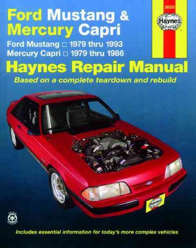 Haynes ford mustang repair manual #7