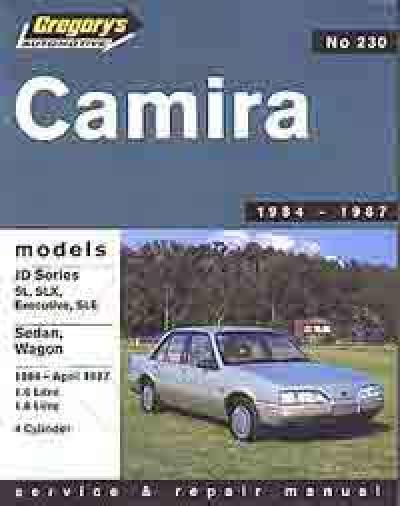 Holden Camira JD 1984 1987 Gregorys Service Repair Manual   