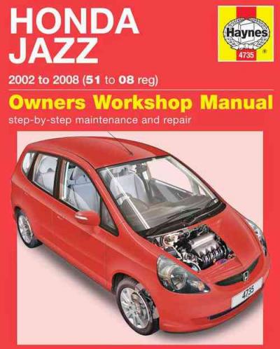 Honda Jazz 2002-2008 Haynes Service Repair Manual