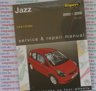 Honda Jazz 2002 2008 Gregorys Service Repair Manual   