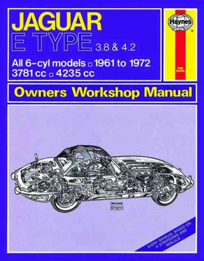 Jaguar E Type 1961 1972 Haynes Service Repair Manual   USED
