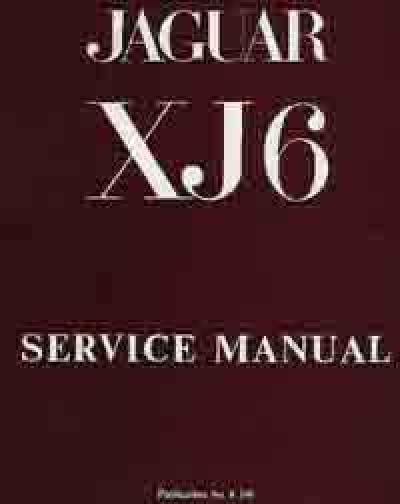 Jaguar XJ6 2.8 4.2 Series 1 Service Manual Hard Cover   Brooklands Books Ltd UK 