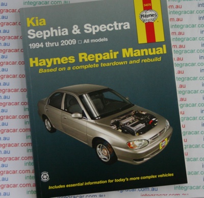Kia Mentor Workshop Manuals Kia Mentor Workshop Manuals