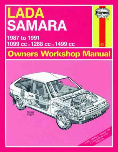 Lada Samara 1987-1991 Haynes Service Repair Manual USED