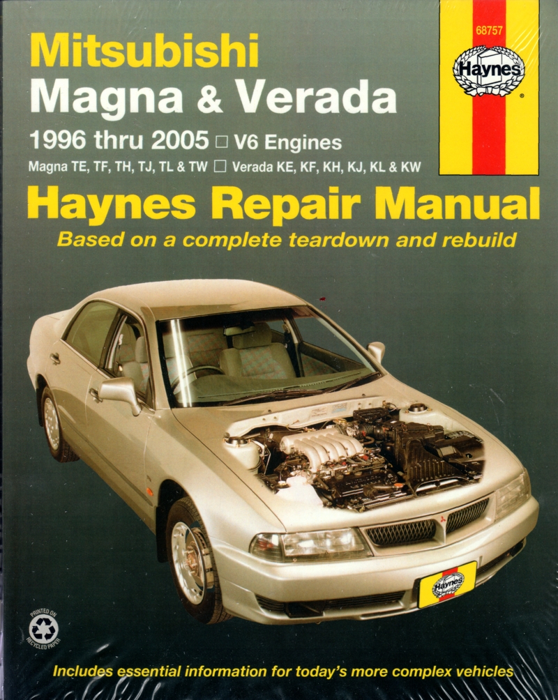 Mitsubishi Magna Verada 1996 2005 Haynes Service Repair Manual     