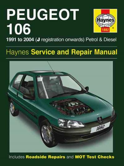 Peugeot 106 Petrol Diesel 1991 2004 Haynes Service Repair Manual  USED