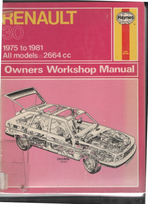 Renault 30 - Haynes workshop manual USED