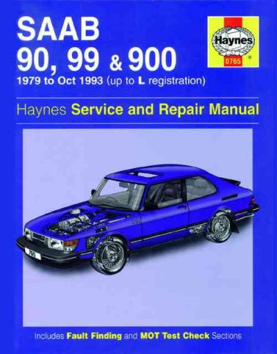 Saab 90 99 900 1979-1993 Haynes Service Repair Manual  USED