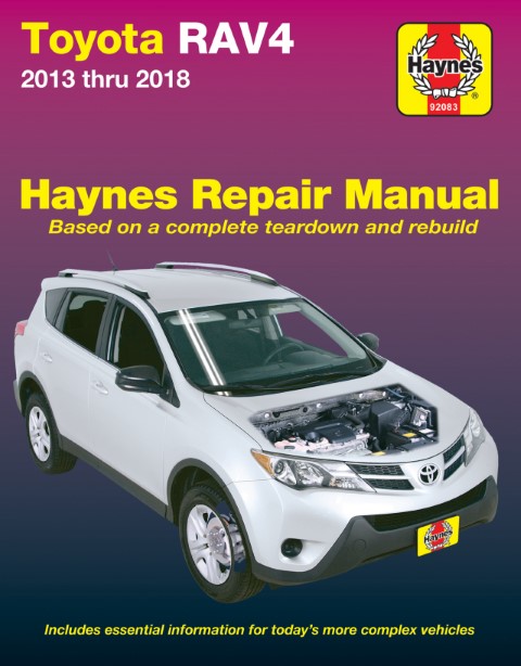 Toyota RAV4 Petrol 2013-2018  Haynes Service Repair Manual    