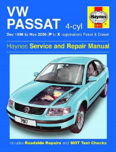 VW Volkswagen Passat B5 Petrol Diesel 1996 2000   