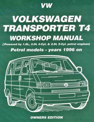 Volkswagen VW Transporter T4 Petrol Only 1996-1999   Brooklands Books Ltd UK 