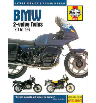 BMW 2-Valve Twins '70 to '96 Service Manual