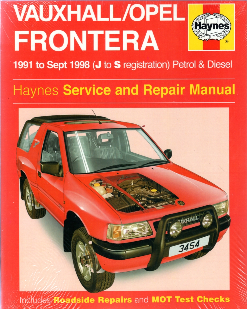 Holden Frontera Service Repair Manual - sagin workshop car ...