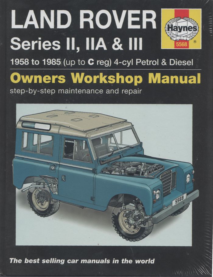 Land Rover Series II,IIA,III repair manual 1958-1985 - sagin workshop