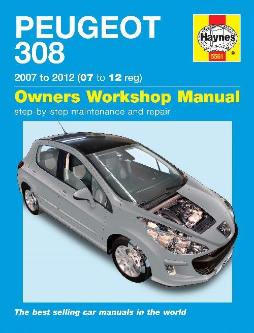 Peugeot 308 Petrol & Diesel 2007 - 2012 Haynes Owners Service and Repair Manual USED