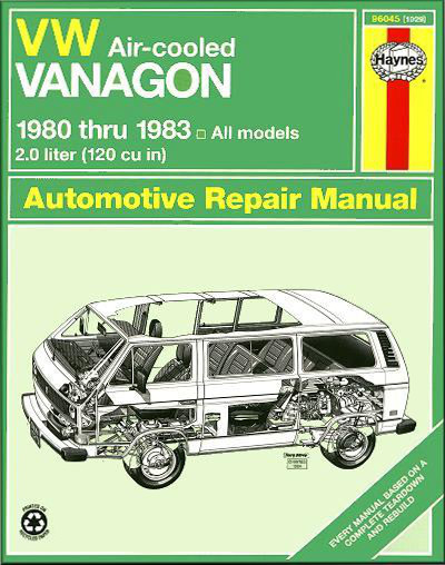 Volkswagen Vanagon Transporter Air cooled 4 cyl 1980-1983 USED