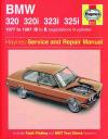 BMW 320 320i 323i 325i 6 Cylinder 1977 1987 Haynes Service Repair Manual    UK