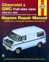 Chevrolet GMC Vans 1968-1996 Haynes Service Repair Manual   USED