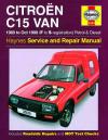 Citroen C15 Van Petrol and Diesel 1989-1998 Haynes Service Repair Manual USED