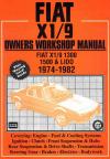 Fiat X1 9 1974 1982 Service Repair Manual   Brooklands Books Ltd UK 