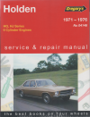 Holden HQ HJ 6 cyl 1971 1976 Gregorys Service Repair Manual   