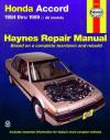 Honda Accord 1984-1989 Haynes Service Repair Manual USED