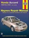 Honda Accord 1998-2002 Haynes Service Repair Manual   