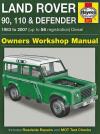 Land Rover 90 110 Defender Diesel 1983-2007 Haynes Service Repair Manual   