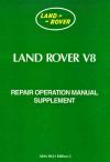 Land Rover Series 3 V8 Repair Operation Manual Supplement   Brooklands Books Ltd UK 