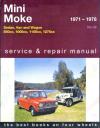Mini And Moke 1971-1978 Gregorys Service Repair Manual   
