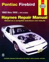 Pontiac Firebird 1982-1992 Haynes Service Repair Manual USED