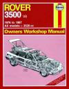 Rover 3500 V8 1976-1987 Haynes Service Repair Manual USED