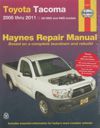 Toyota Tacoma 2005-2011 Haynes Workshop Repair Manual   
