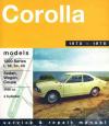 Toyota Corolla 1200 1970 1978 Gregorys Service Repair Manual   