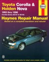 Toyota Corolla Holden Nova 1993-1996 Haynes Service Repair Manual     