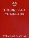 Triumph GT6 Mk 1 2 3 Vitesse 2 Litre Service Repair Manual   Brooklands Books Ltd UK 