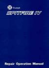 Triumph Spitfire Mk4 Service Repair Manual   Brooklands Books Ltd UK 