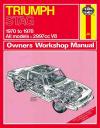 Triumph Stag 1970-1978 Haynes Service Repair Manual USED